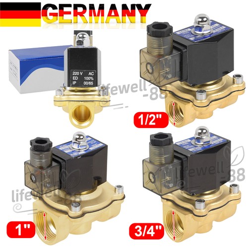 Magnetventil messing 3 4 - magnetventil, 3/4"