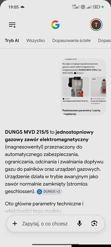 Dungs mvd 215 - 215/5, magnetventil